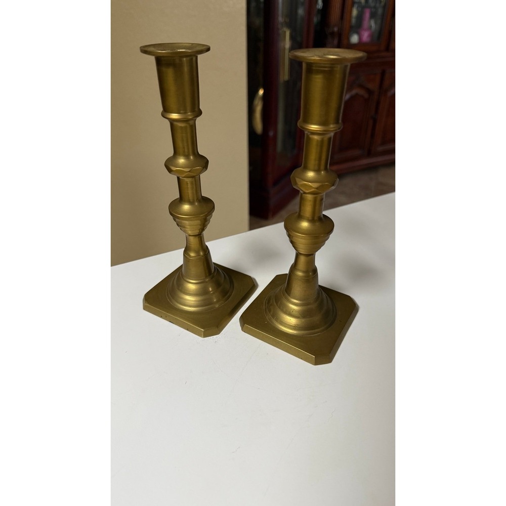 Pair of vintage Brass Candlestick‎ holders